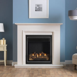 LYNWOOD 48" LIMESTONE FIREPLACE
